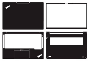 Carbon Sticker Skin Cover for Lenovo ThinkPad E14 Gen7 2025 Laptop Decals Guards - Afbeelding 1 van 36