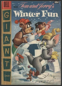 Dell Giant, Tom and Jerry's Winter Fun #5, 1956 - En muy buen estado - Imagen 1 de 1