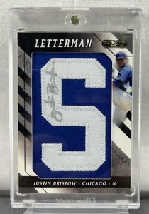 2008 Razor Letterman Autograph "S" Justin Bristow Chicago JUB-S - Picture 1 of 7