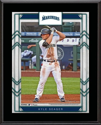 Kyle Seager Seattle Mariners 10.5" x 13" Sublimated Player Plaque Cover