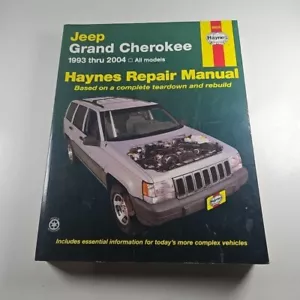 Jeep Grand Cherokee Haynes Repair Manual Book 1993-2004 #50025 - Bild 1 von 2