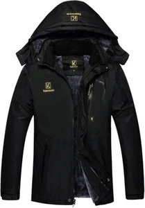 Keevoom kids Windbreaker Ski Jacket - Black Small (6-7) - Bild 1 von 7