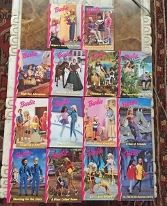 Set 14 Vintage Barbie Hardcover Bücher 1998-99 Grolier Barbie & Freunde Buchclub - Bild 1 von 4