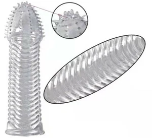 KONDOM Penishülle Sleeve Penis Penisvergrößerung Extender 1 - Bild 1 von 2
