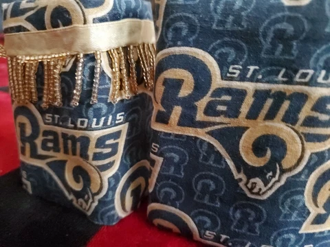 2 NFL Rams St Louis Can Coolers Cover