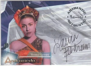 TARJETA DE AUTÓGRAFO ANDRÓMEDA TEMPORADA 1 - A4 LAURA BERTRAM (TRANCE GEMINI) - Imagen 1 de 1