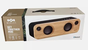 House of Marley Get Together Mini: altoparlante portatile wireless Bluetooth legno NUOVO - Foto 1 di 6