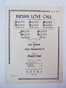 Sheet Music: Indian Love Call - Mezzo and Low Voices - Picture 1 of 6