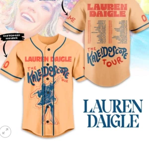 Lauren Daigle The Kaleidoscope Tour 2024 baseball jersey, new 3d gift - Picture 1 of 2