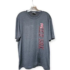 Men’s Gray Large MLB Boston Red Sox Genuine Merchandise T Shirt 100% Polyester - Picture 1 of 10