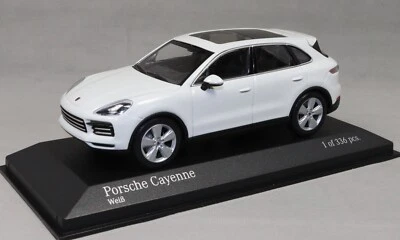 Minichamps Porsche Cayenne in White 2017 410066302 1/43 NEW Limited Edition 336 - Image 1 of 3