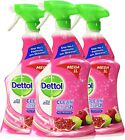 Dettol Clean and Fresh Multi-Purpose Cleaning Spray, Pomegranate & Lime 1L x 3