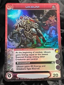 Uksum 2 Max CS Super Rare Foil Forged Unity 16/100 Chaotic TCG - Picture 1 of 2
