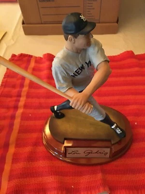 Salvino Lou Gehrig 1998 Signed Figurine # 1238 W/ Certificate/Box/UNUSED/L@@K!! - Image 1 of 4