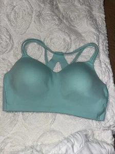 All In Motion Mint Green Strappy Wirefree padded Sports Bra Size Large - Picture 1 of 4