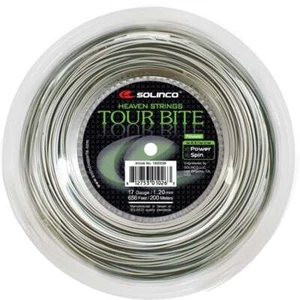 Solinco Tour Bite 17 Gauge (1.20 mm) Co-Polyester Tennis String Reel (Silver) - Picture 1 of 1