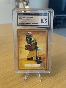 2014 Topps Turkey Red - #56 Davante Adams (RC) CGC 8.5 - Picture 1 of 2