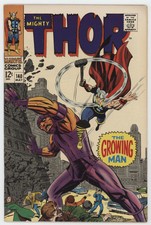 Mighty Thor 140 Marvel 1967 VF Stan Lee Jack Kirby Growing Man Kang Conqueror