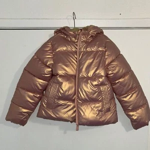 Metallic pink Puffer Jacket - Picture 1 of 5