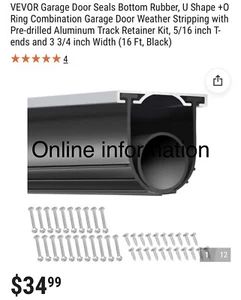 Vevor Door Seals Set Model: JN-16FT-AL - Picture 1 of 6