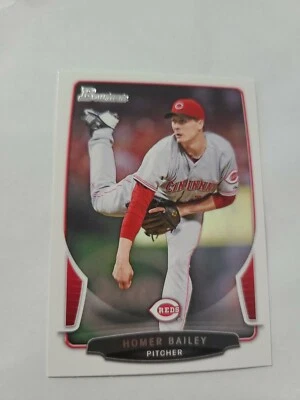 2013 Topps Baseball Card Homer Bailey 114 - Image 1 of 2