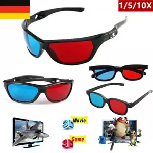 1-10 szt. Okulary anaglificzne 3D Okulary Kino Czerwone Niebieskie Okulary kina domowego do zdjęć 3D - Zdjęcie 1 z 18