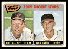1965  Topps Curt Blefary / John Miller Rookie #49 Baltimore Orioles