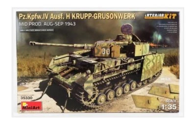 MINIART 35330 KRUPP - GRUSONWERK TANK PANZER IV AUSF H MILITARY 1940 - 1/35 - Immagine 1 di 2