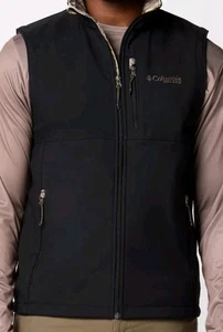 Columbia PHG Ascender Small Black Realtree Camo Edge Softshell Vest Omni Shield - Picture 1 of 9