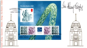 Großbritannien 2007 Buckingham Serie 3 Cover Nr. 8 - Wembley Kleinbogen FDC... - Bild 1 von 1