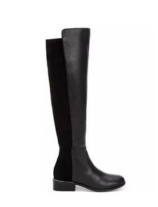 ¡NUEVO! Botas de cuero para mujer Alfani Over The Knee Ludlowe invierno negras 6,5 M - Imagen 1 de 11