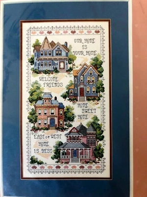 KIT PUNTO DE CRUZ NUESTRO HOGAR ES TU HOGAR - DIMENSIONES DESDE EL CORAZÓN Foto 1 de 3