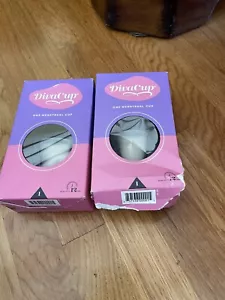 2 DivaCup Modelo 1 Una Copa Menstrual Nuevo en Caja - Imagen 1 de 5