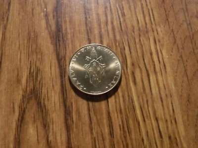 CIDADE DO VATICANO 20 LIRAS 1970 MOEDA NÃO CIRCULADA (T227) - Imagem 1 de 2