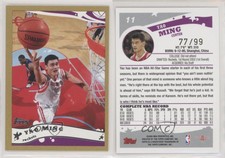 2005-06 Topps Gold /99 Yao Ming #11 HOF