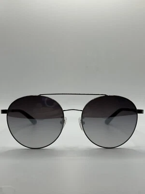 Nuevas gafas de sol unisex McQ MQ0107SK 003 rutenio 57-18-150 redondas aviador Foto 1 de 4