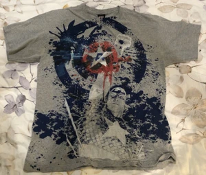 Marvel Captain America Reborn T-Shirt Men’s Size Large Cotton Poly Blend - Picture 1 of 8