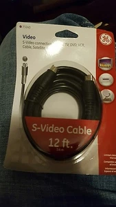 General Electric 12' S Video Cable GE Audio, Video and Speaker Cables 73243 - Picture 1 of 1