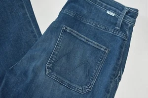 Mother the Wrapper Patch Springy Ankle Jogger Jeans Ultra High Rise Size 29 Wish - Picture 1 of 7
