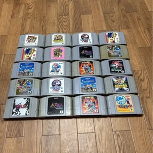 Nintendo 20 games Zelda Mario N64 etc lot & controller Working - Picture 1 of 2