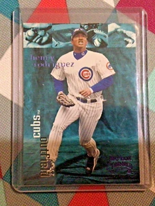 1999 SkyBox Thunder Rant parallel Cubs Baseball Card #99 Henry Rodriguez - Picture 1 of 2
