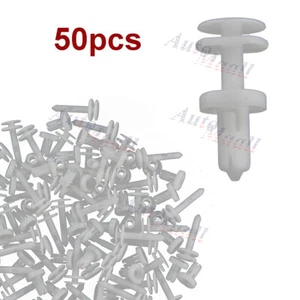 50 COMPLETE CLIPS FOR GM C5 C6 CORVETTE DOOR PANEL RETAINER PIN NUT HOLDER SNAP - Picture 1 of 12