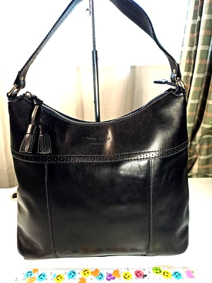 Cartera Kate Spade Savona Paige de cuero liso con logotipo Foto 1 de 4