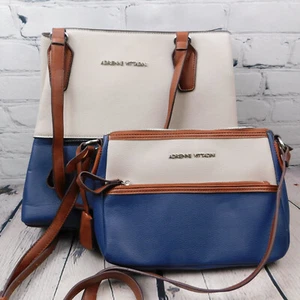 Adrienne Vittadini BORSA A MANO e BORSA A TRACOLLA "The Lexington Pebble Collection" - Foto 1 di 16