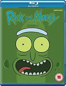 RICK AND MORTY COMPLETE SERIES 3 BLU RAY COLLECTION 3rd Third Season Three UK R2 - Picture 1 of 1
