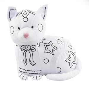 Ganz Plush Mini Coloring Kit (7 Piece),Cat with 6 Markers - Picture 1 of 4