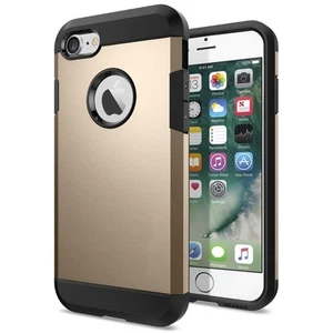 Gold Armor Case for iPhone 8, iPhone 7, iPhone SE 2020, Shock Proof Back Cover - Picture 1 of 1