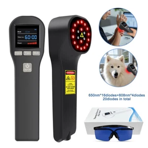 Kaltlaser Therapiegerät Schmerzlinderung 880mW Soft Red Light Lazer Behandlung - Bild 1 von 12