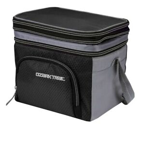 Ozark Trail 6-Can Soft-Sided Cooler With Shoulder Strap in Black/Green/Red