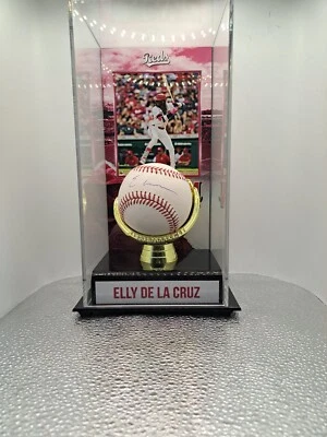 2024 Elly de la Cruz Autographed Baseball with Display Case. Beckett Witnessed - Image 1 of 4